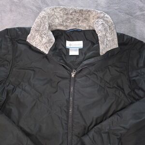Columbia Interchange Jacket - Black Softshell With Gray Fleece Insert Size LARGE